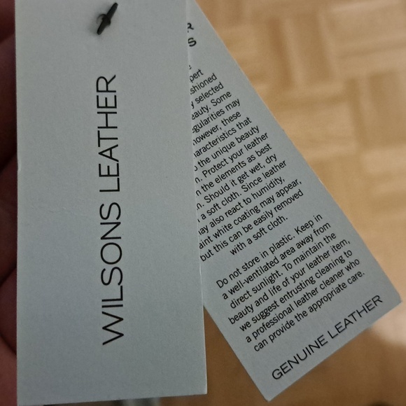 Womens Leather Moto Jacket - Picture 7 of 7